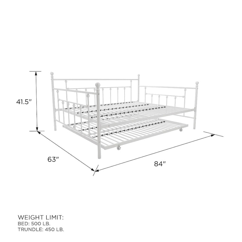 Marina Queen Daybed and Full Trundle Set