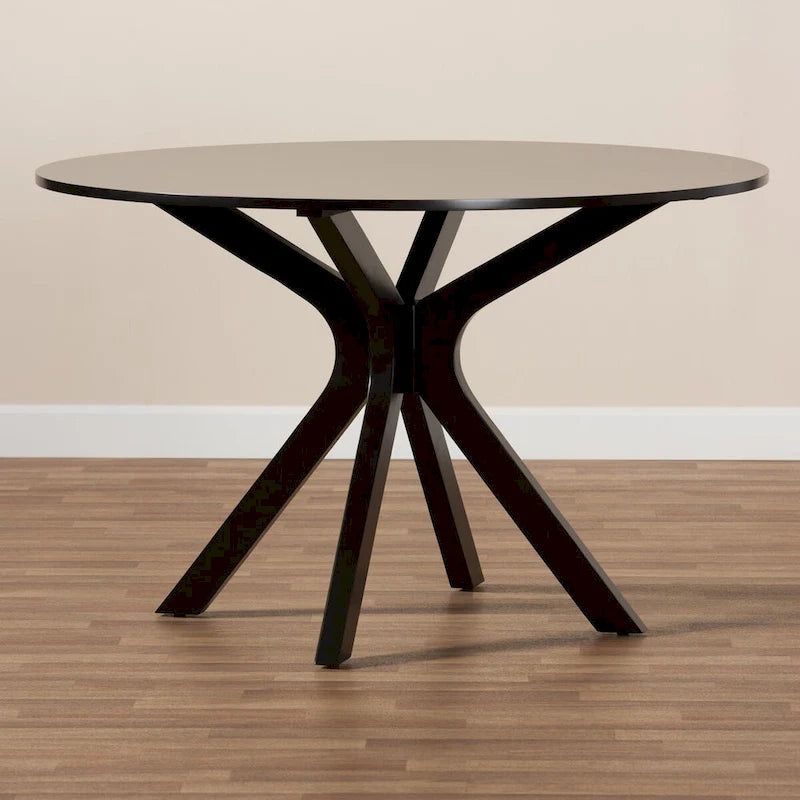Modern and Contemporary 45-Inch-Wide Round Dining Table