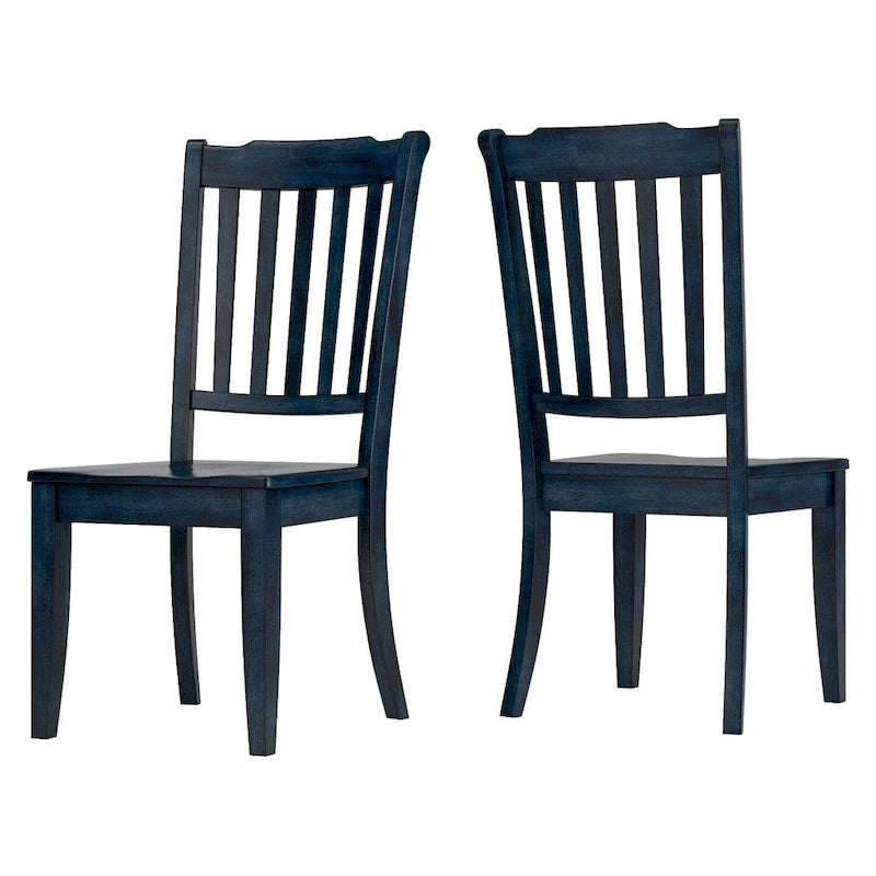 Slat-back Wood Dining Chairs (Set of 2) by iNSPIRE Q Classic