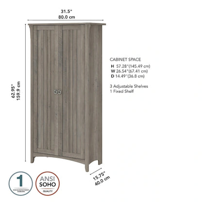 Tall Storage Cabinet with Doors