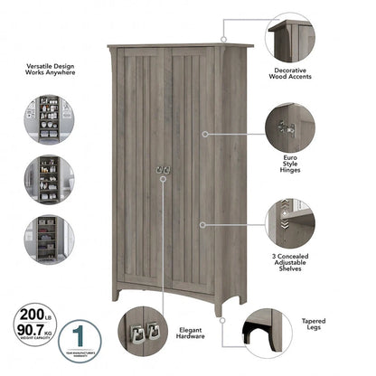 Tall Storage Cabinet with Doors