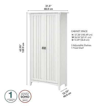 Tall Storage Cabinet with Doors
