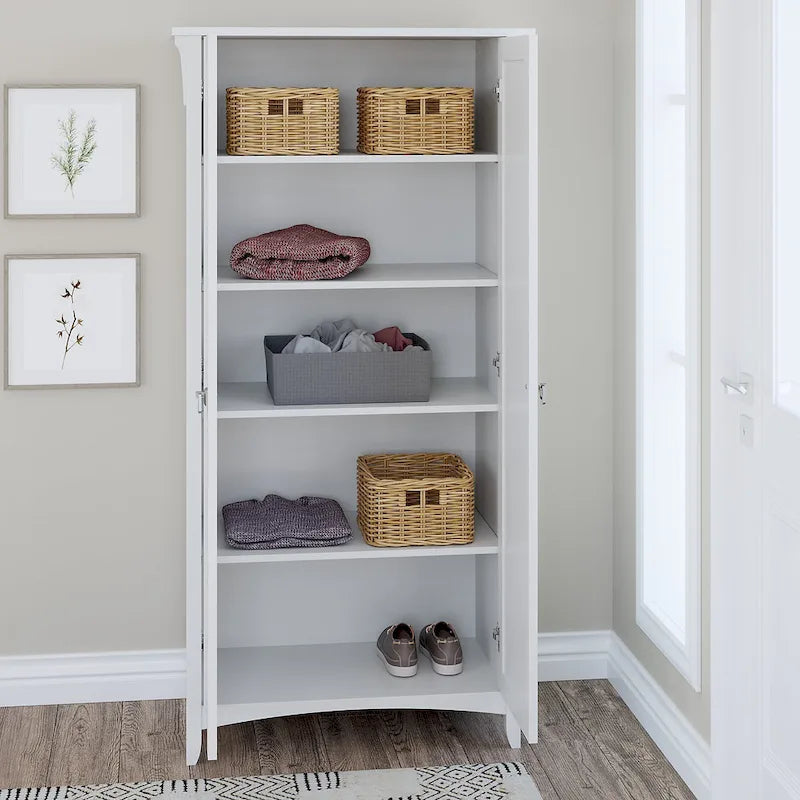 Tall Storage Cabinet with Doors