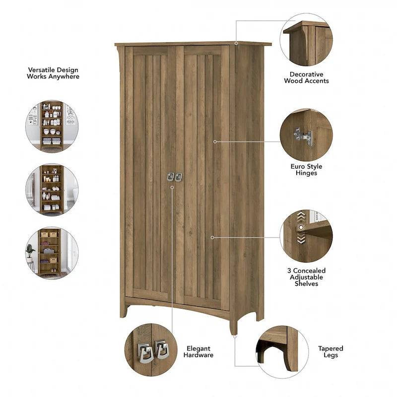 Tall Storage Cabinet with Doors