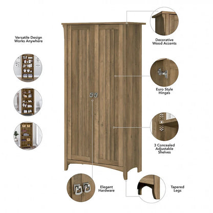 Tall Storage Cabinet with Doors