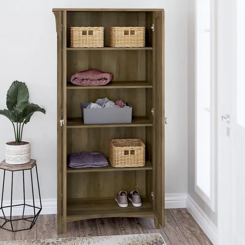 Tall Storage Cabinet with Doors