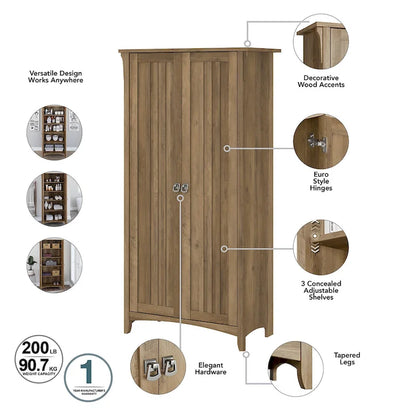 Tall Storage Cabinet with Doors