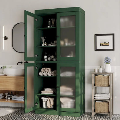 100% Solid Wood 32 Bathroom Cabinet with Optional Doors by  Imports