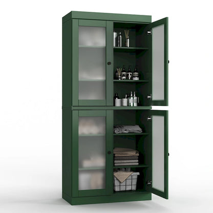 100% Solid Wood 32 Bathroom Cabinet with Optional Doors by  Imports