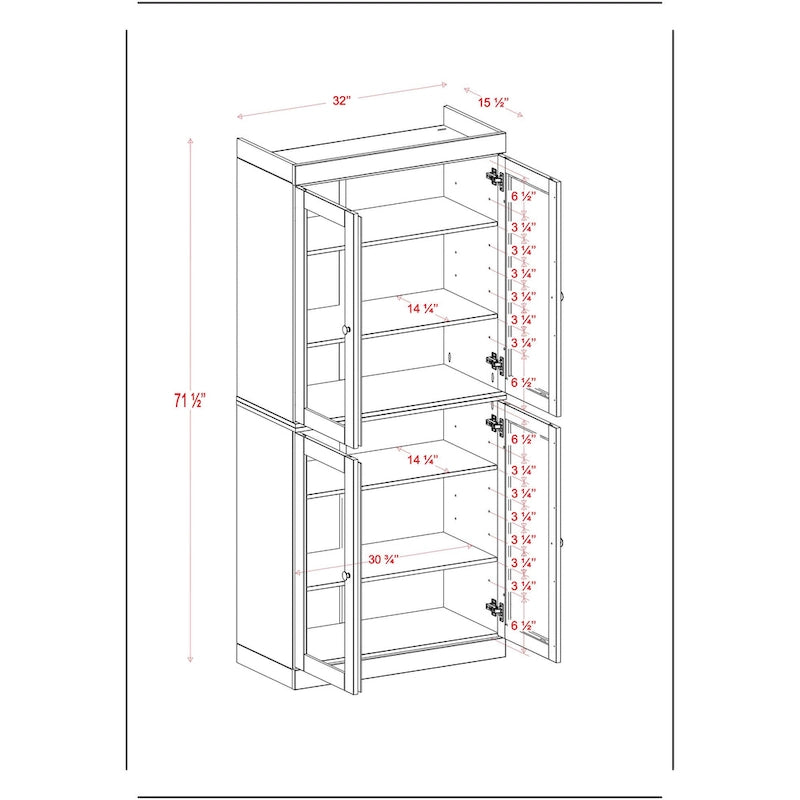 100% Solid Wood 32 Bathroom Cabinet with Optional Doors by  Imports