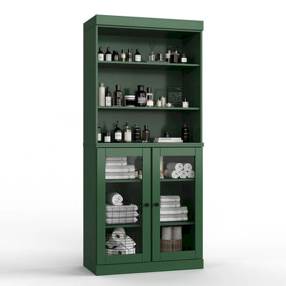 100% Solid Wood 32 Bathroom Cabinet with Optional Doors by  Imports
