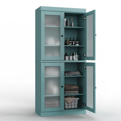 100% Solid Wood 32 Bathroom Cabinet with Optional Doors by  Imports