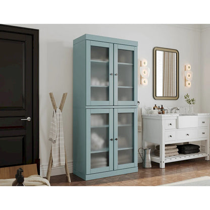 100% Solid Wood 32 Bathroom Cabinet with Optional Doors by  Imports
