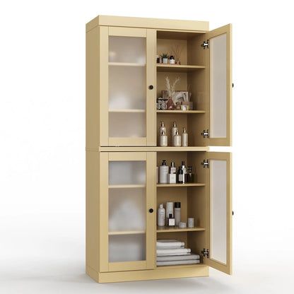 100% Solid Wood 32 Bathroom Cabinet with Optional Doors by  Imports