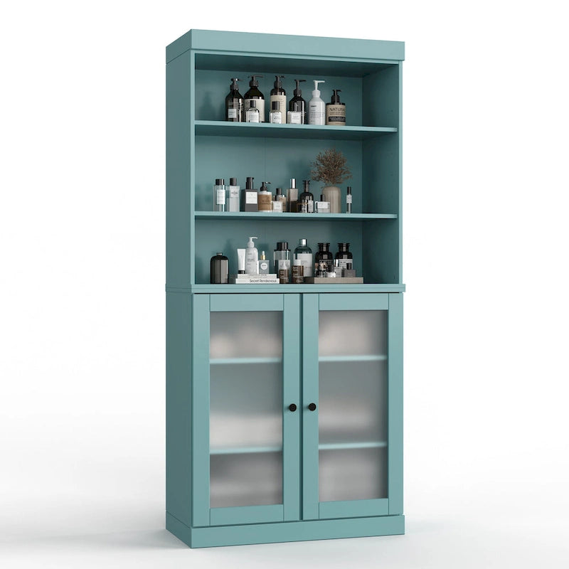 100% Solid Wood 32 Bathroom Cabinet with Optional Doors by  Imports