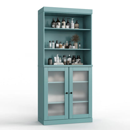 100% Solid Wood 32 Bathroom Cabinet with Optional Doors by  Imports