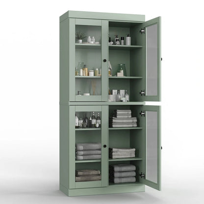 100% Solid Wood 32 Bathroom Cabinet with Optional Doors by  Imports