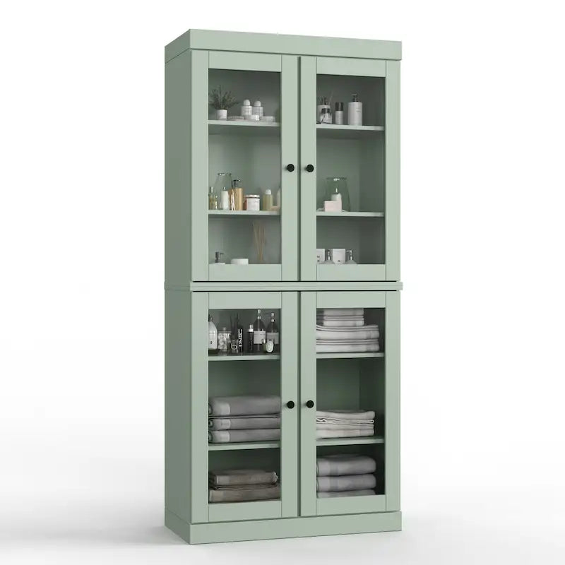 100% Solid Wood 32 Bathroom Cabinet with Optional Doors by  Imports