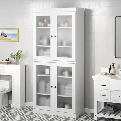 100% Solid Wood 32 Bathroom Cabinet with Optional Doors by  Imports