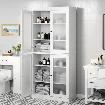 100% Solid Wood 32 Bathroom Cabinet with Optional Doors by  Imports