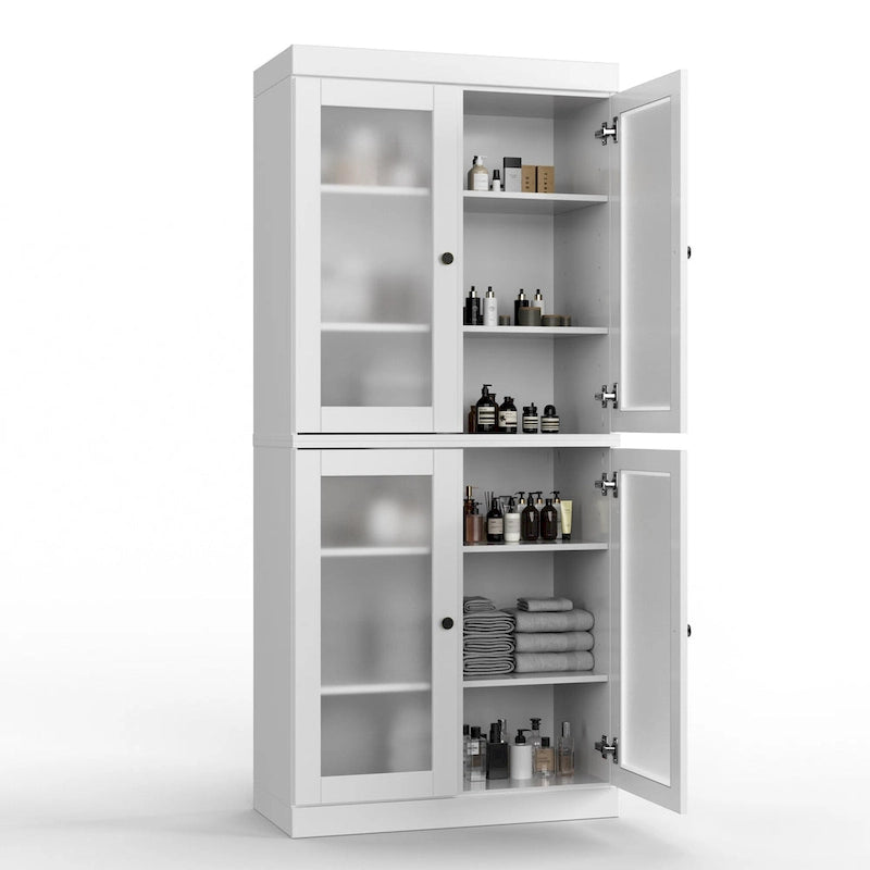 100% Solid Wood 32 Bathroom Cabinet with Optional Doors by  Imports