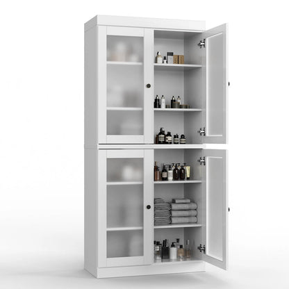 100% Solid Wood 32 Bathroom Cabinet with Optional Doors by  Imports