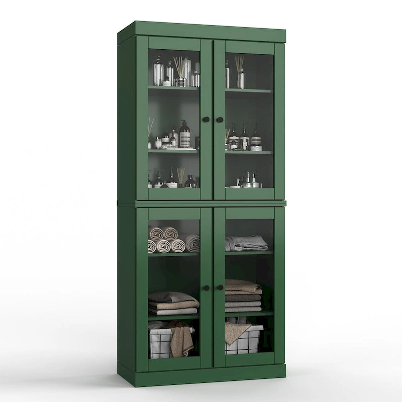 100% Solid Wood 32 Bathroom Cabinet with Optional Doors by  Imports