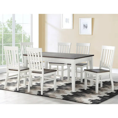 Farmhouse Wood Dining Side Chair (Set of 2)