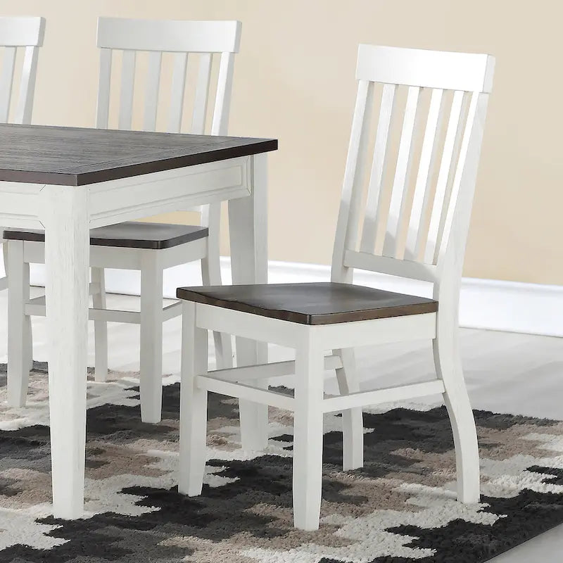 Farmhouse Wood Dining Side Chair (Set of 2)