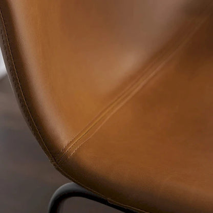 Faux Leather Counter Stool Vintage Barstools, 30 Inch, Set of 2