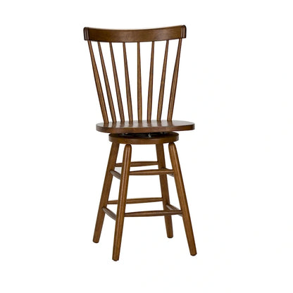 The Gray Barn Creations Swivel Counter Chair - Tobacco