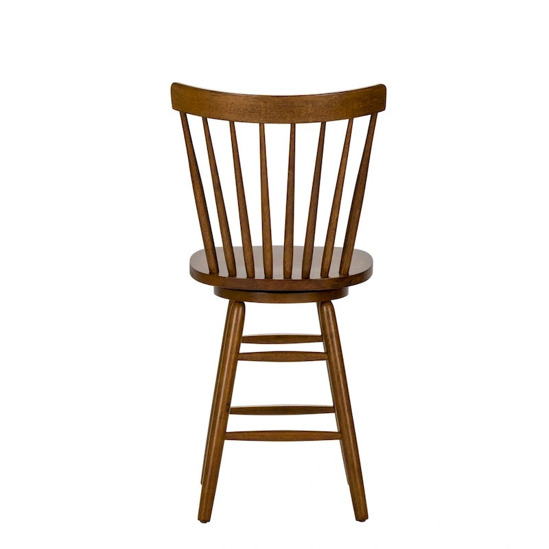 The Gray Barn Creations Swivel Counter Chair - Tobacco