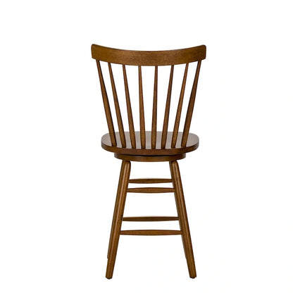 The Gray Barn Creations Swivel Counter Chair - Tobacco