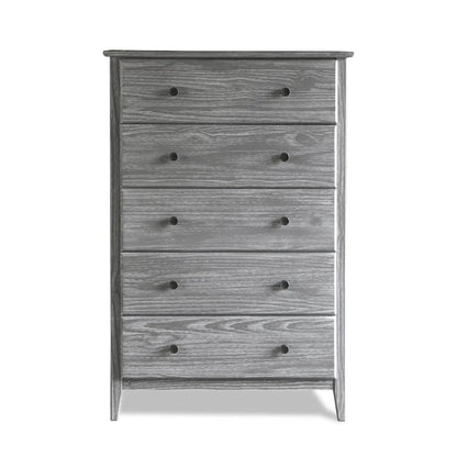 Grain Wood Furniture Greenport Coastal Solid Wood 5-drawer Chest