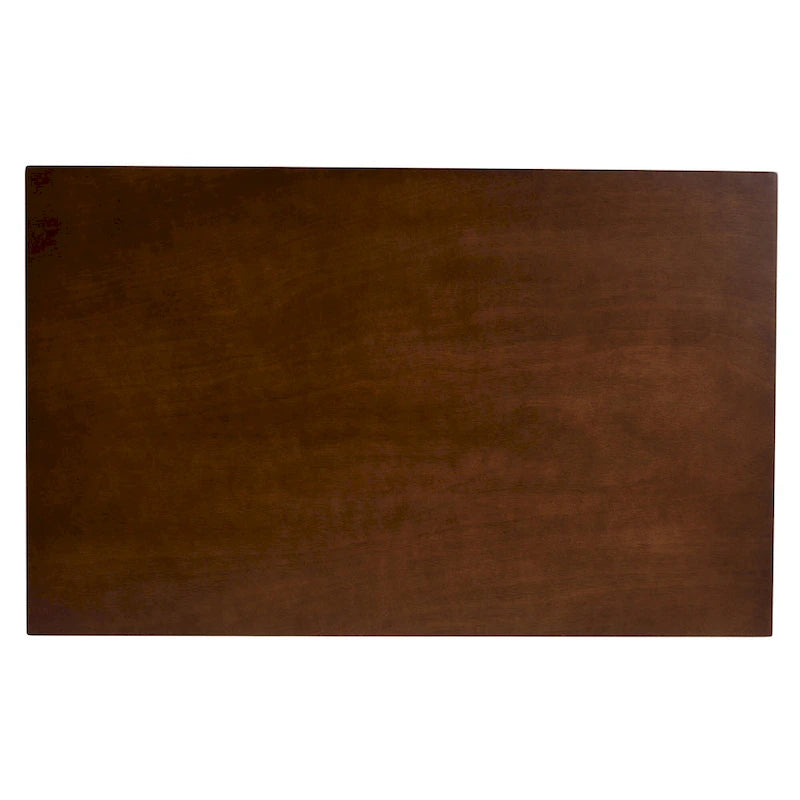 Mid-Century Modern Transitional Rectangular Wood Dining Table