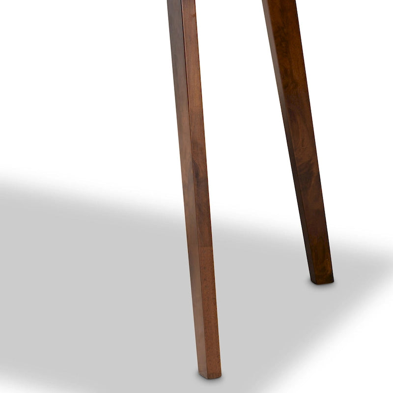 Mid-Century Modern Transitional Rectangular Wood Dining Table