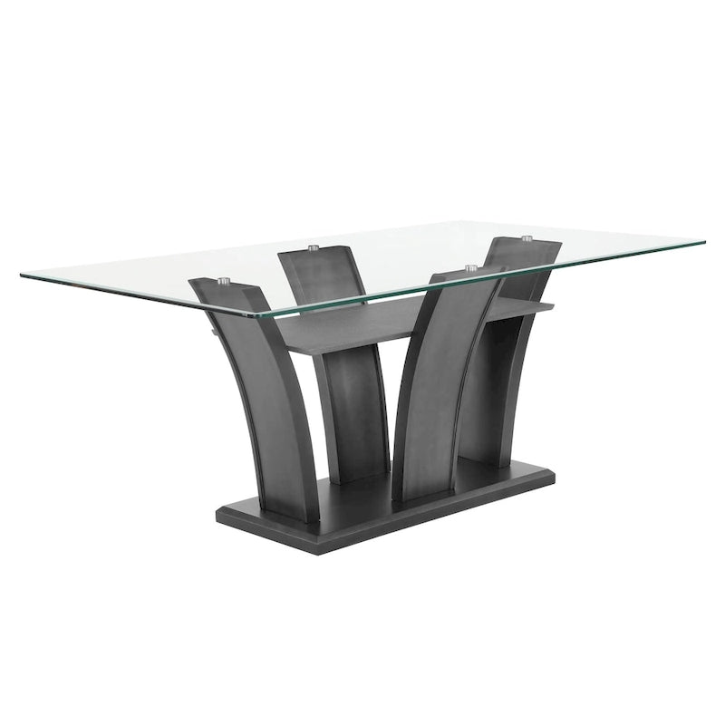 Modern Glass Dining Room Set