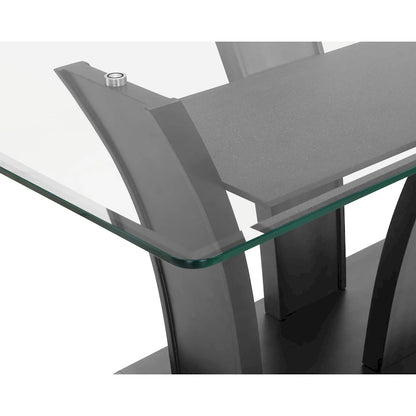 Modern Glass Dining Room Set