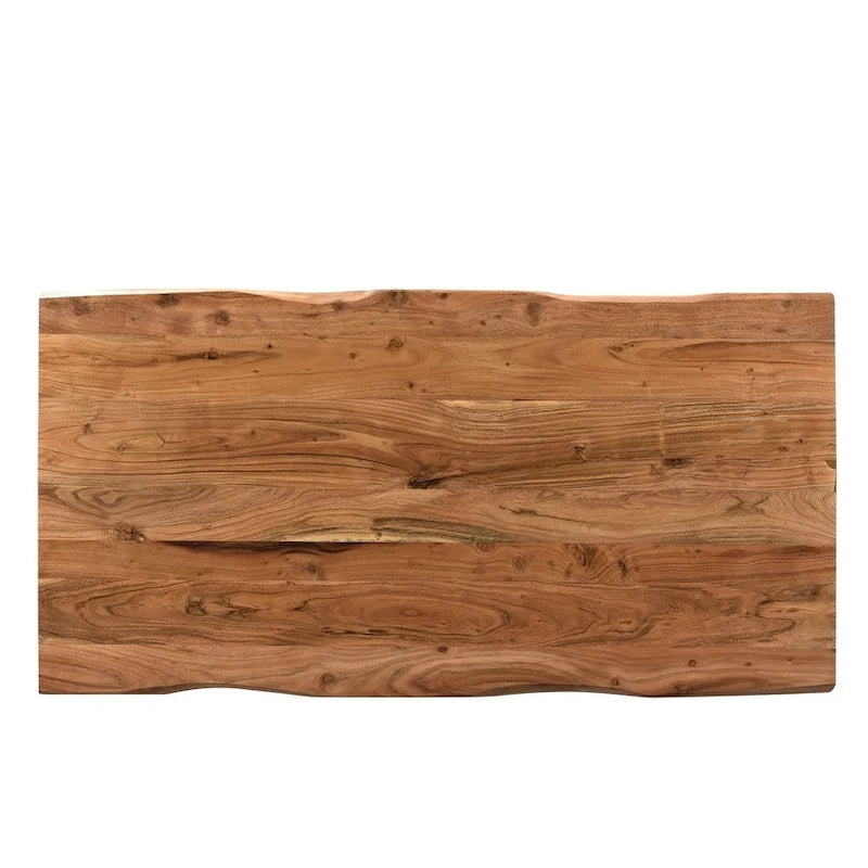 Timbergirl Solid Wood Live Edge Dining Table