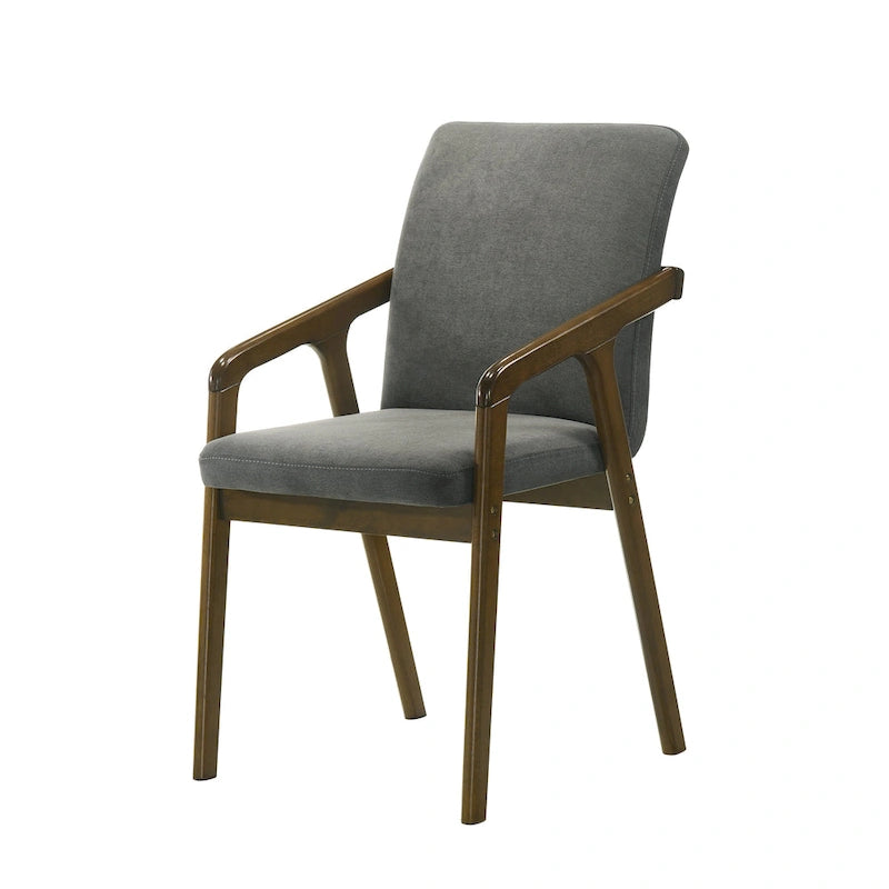 Simple Rustic Upholstered Dining Chair (Set of 6)