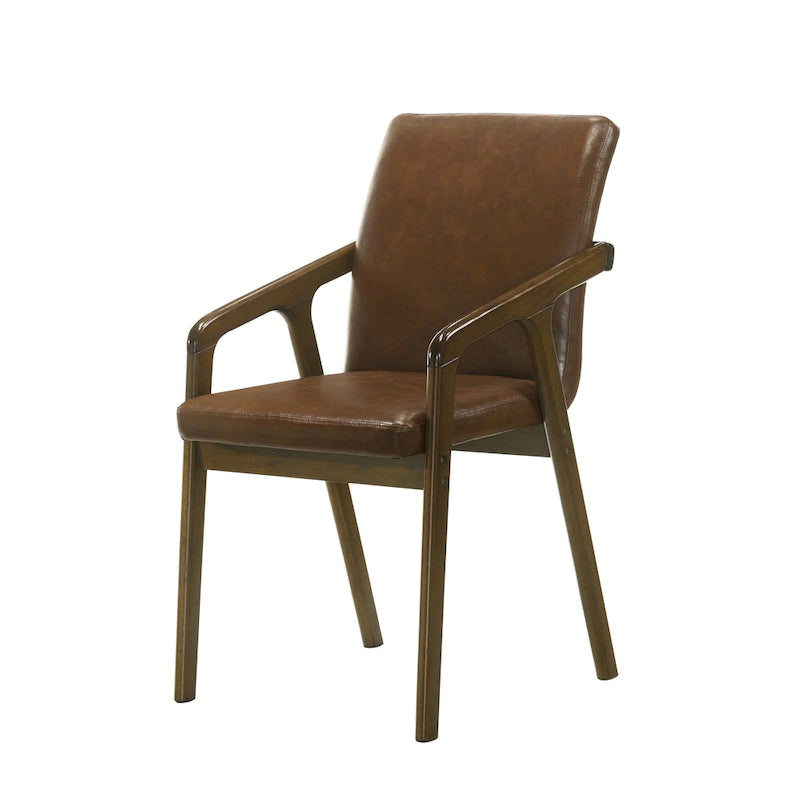 Simple Rustic Upholstered Dining Chair (Set of 6)