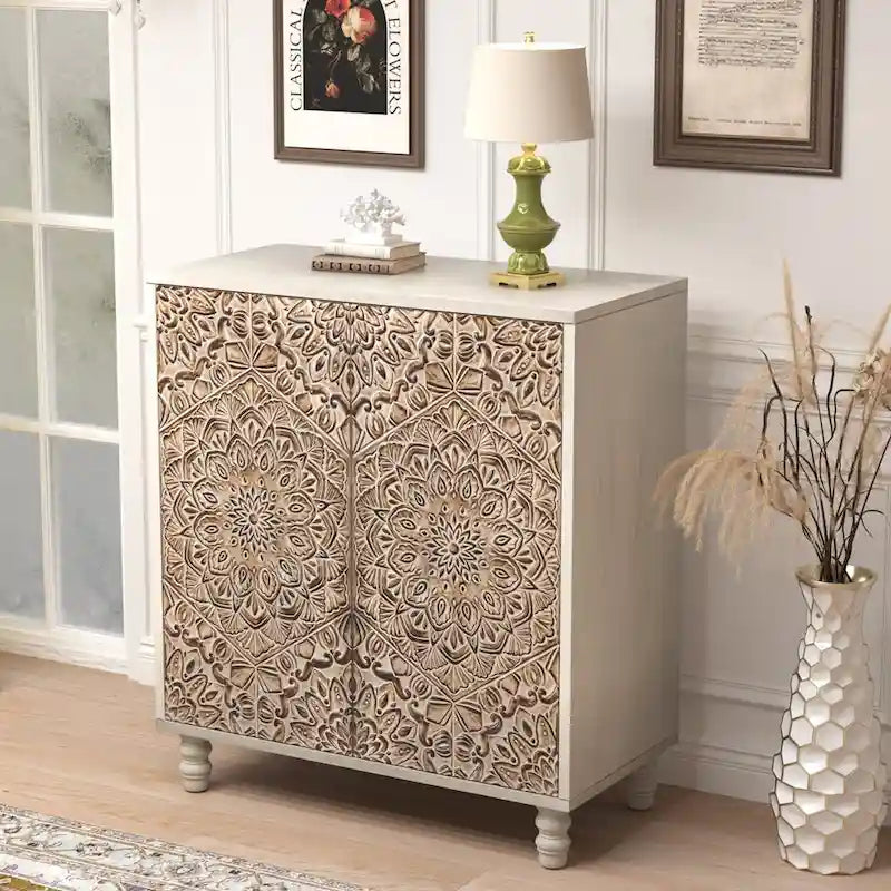 Vintage Sideboard Storage Cabinet and Buffet