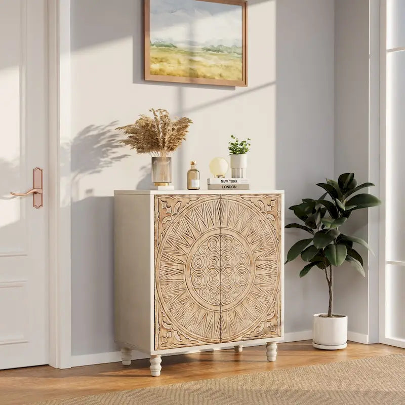 Vintage Sideboard Storage Cabinet and Buffet