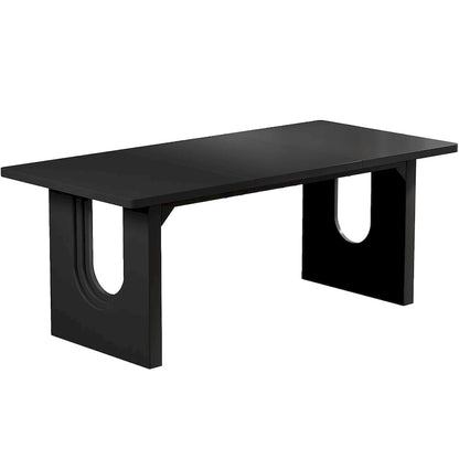 70.89 Rectangle Dining Table for 6-8 People, Modern Simple Wood Kitchen Table