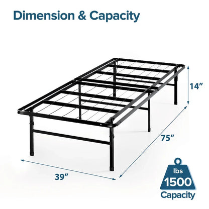 Heavy Duty Steel Mattress Foundation with Storage Space
