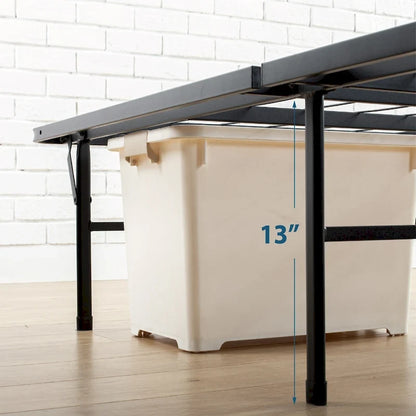 Heavy Duty Steel Mattress Foundation with Storage Space