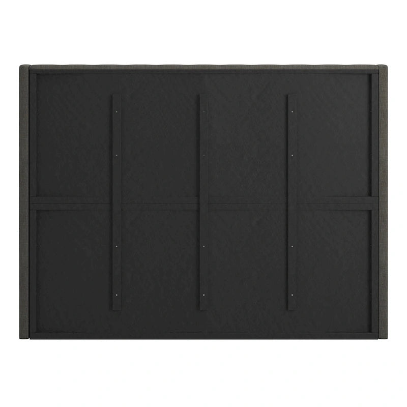 Button-Tufted Wingback Upholstered Headboard