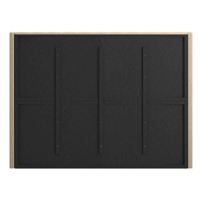 Button-Tufted Wingback Upholstered Headboard