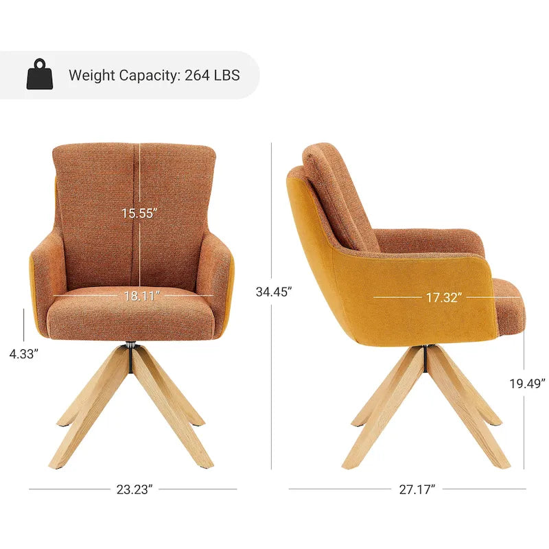 Mid-Century Modern Swivel Chair