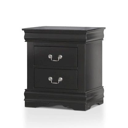 Furniture of America Devi Traditional Solid Wood 2-Drawer Nightstand